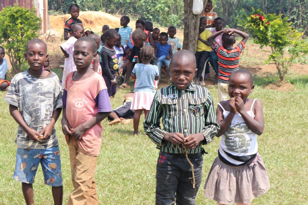 Kenyan children playing