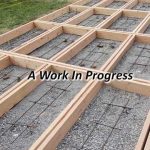 Concrete foundation forms with steel reinforcement