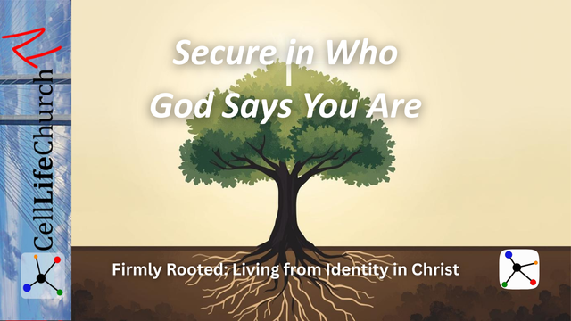 Secure in Who God Says You Are Firmly Rooted: Living from Identity in Christ